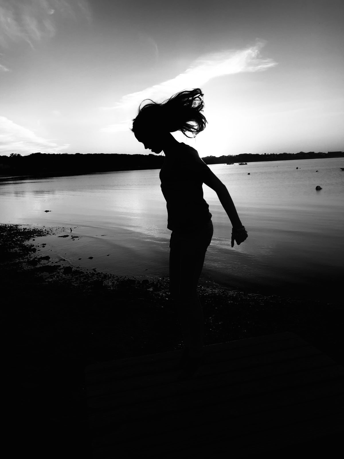 Airborne B+W Photograph