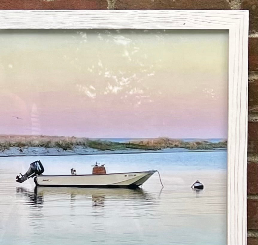 Rustic White Premium Wood 2" Frame