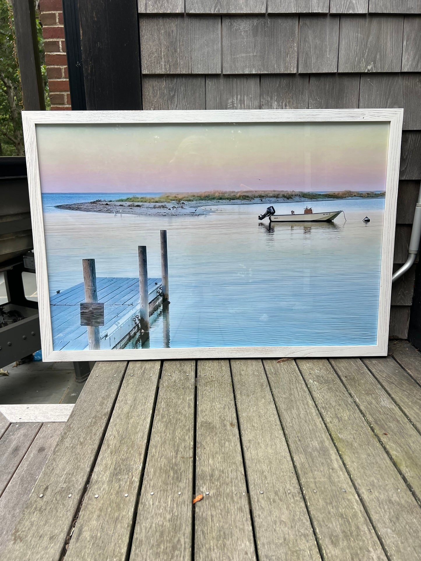 Rustic White Premium Wood 2" Frame