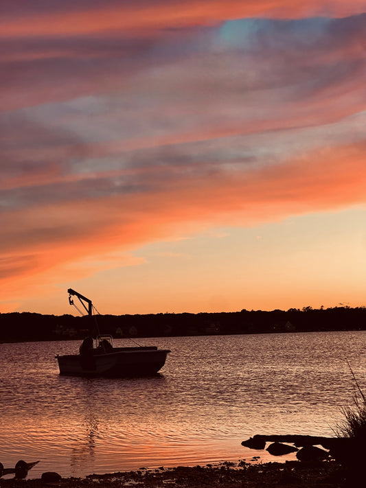Hooked Horizon Orange Photograph